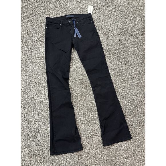 JUICY COUTURE WOMENS BLACK ROCKER BOOT JEANS Size 30 - Picture 1 of 8
